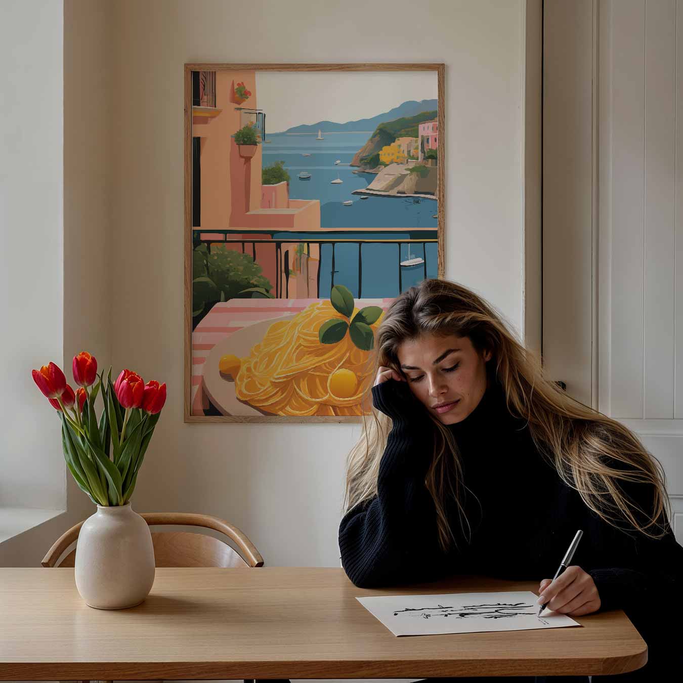 Zomer in Italië Poster-WallArtistic