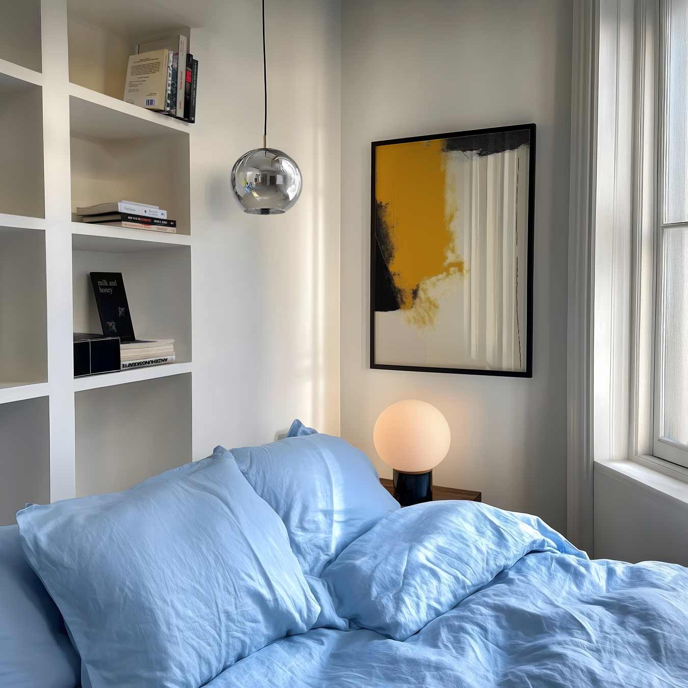 Abstracte Warme Harmonie Poster-WallArtistic