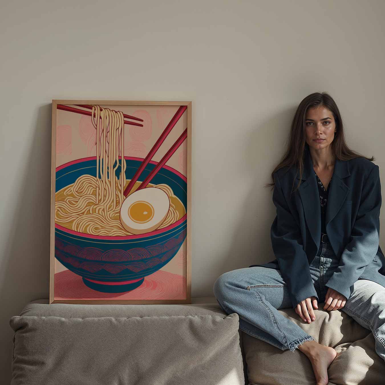 Ramen Noodles Poster-WallArtistic