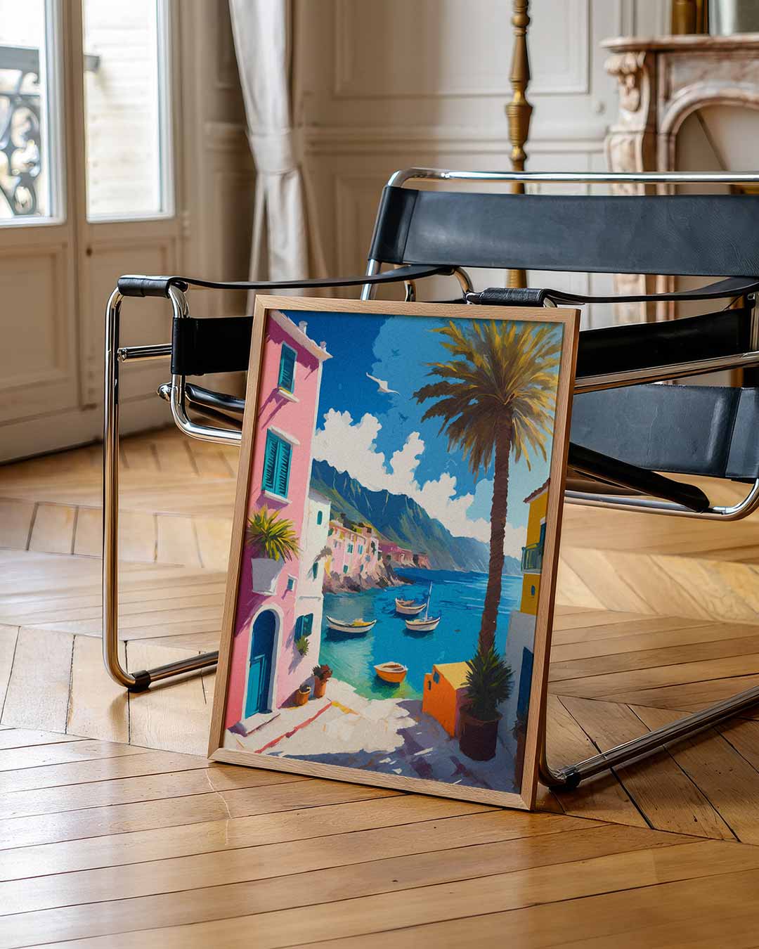 Droomachtige Kustplaats Poster-WallArtistic