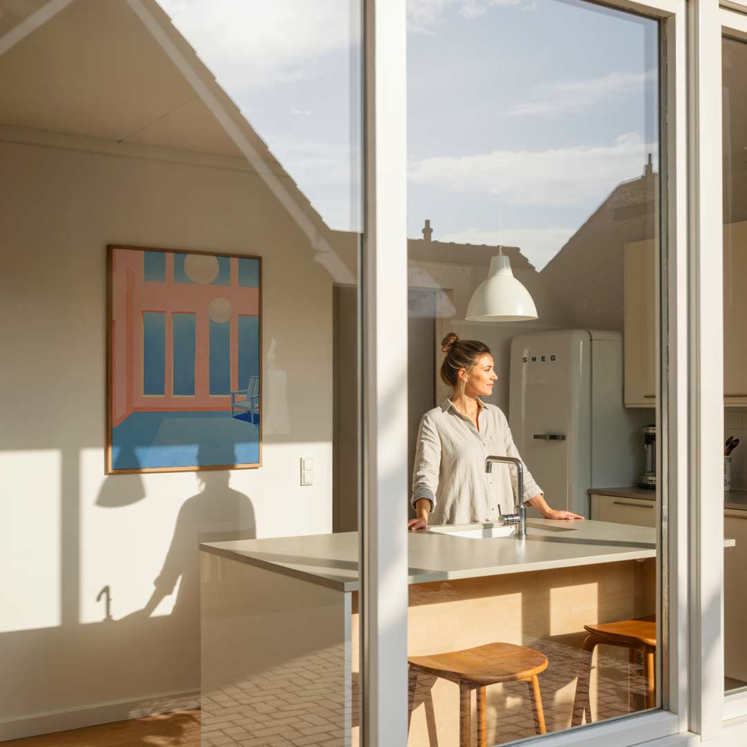 Moderne Pastel Interieur Poster-WallArtistic