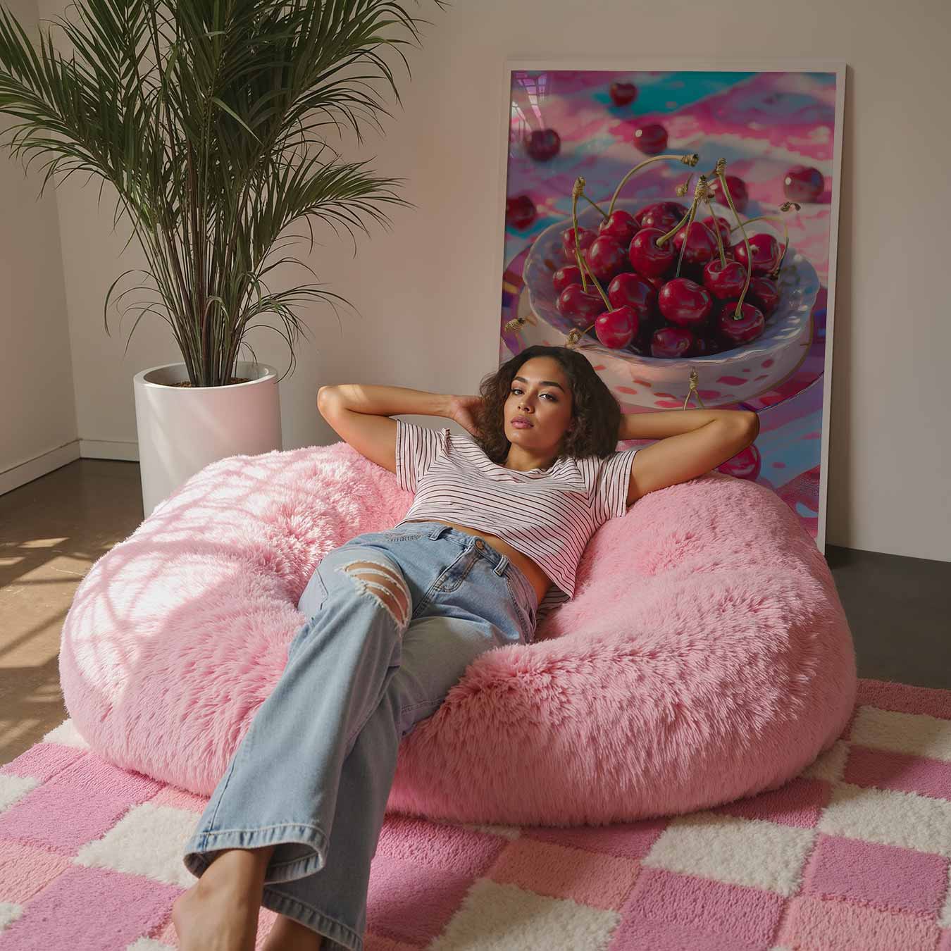 Kersenfeestje Poster-WallArtistic