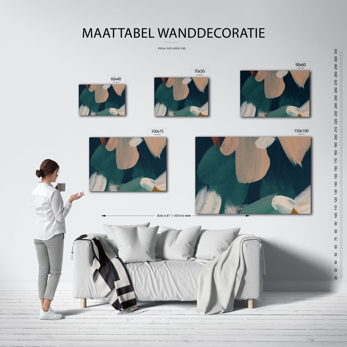 Kleurencompositie Kunstwerk