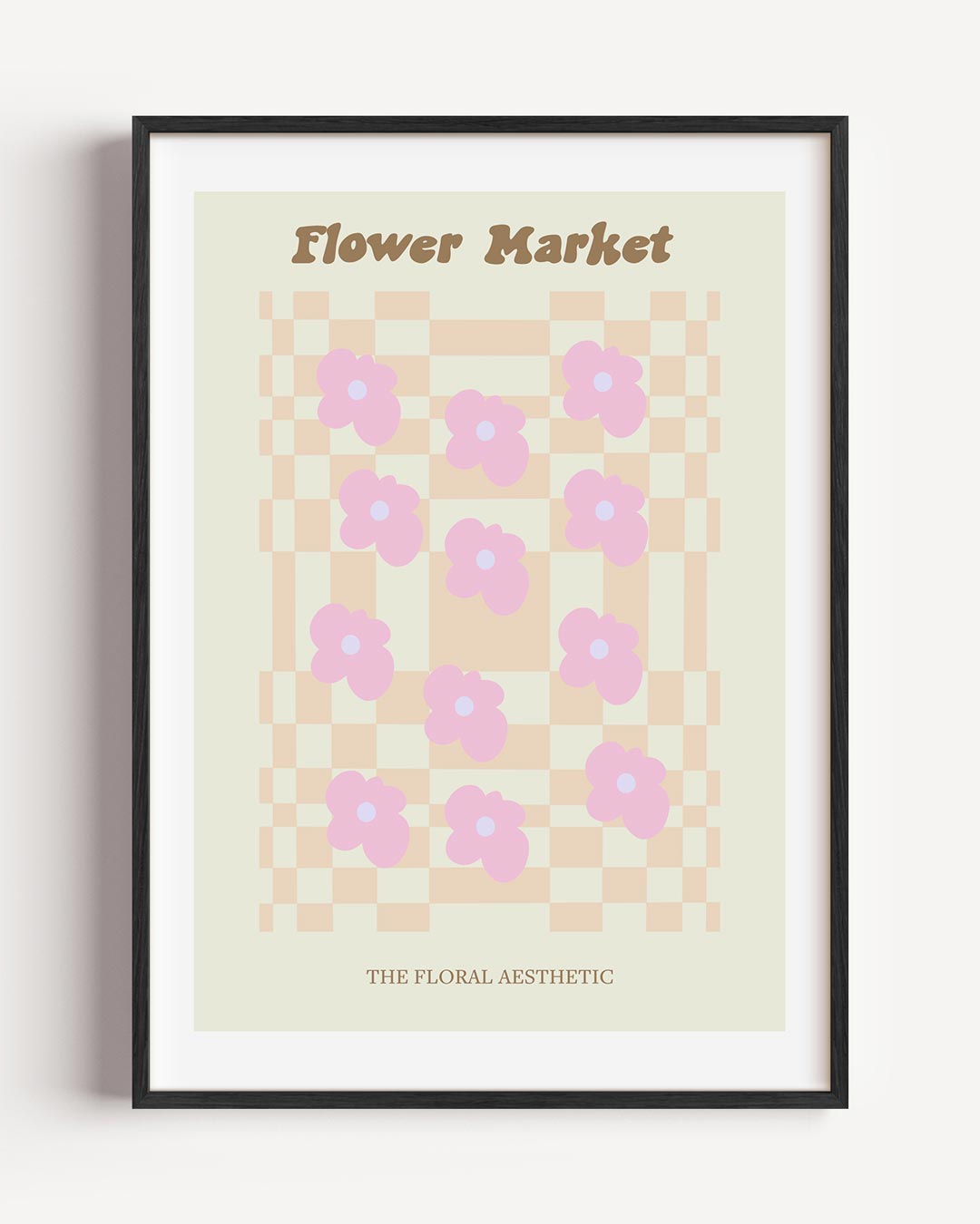 Vintage Bloemenmarkt Poster-WallArtistic