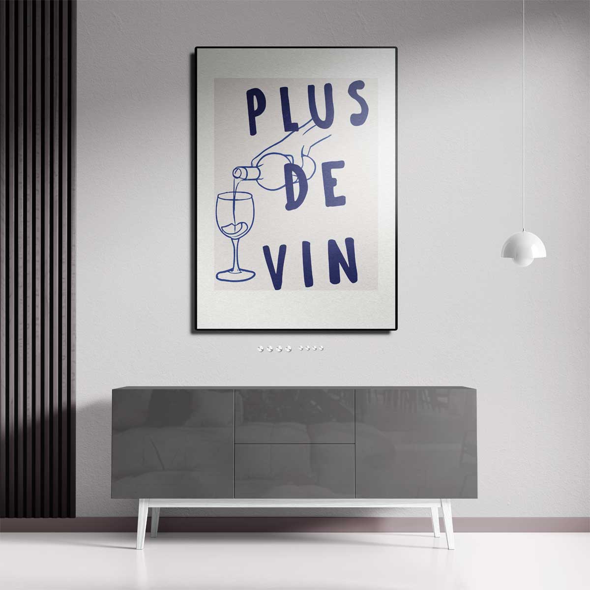 Plus de Vin Wijnposter
