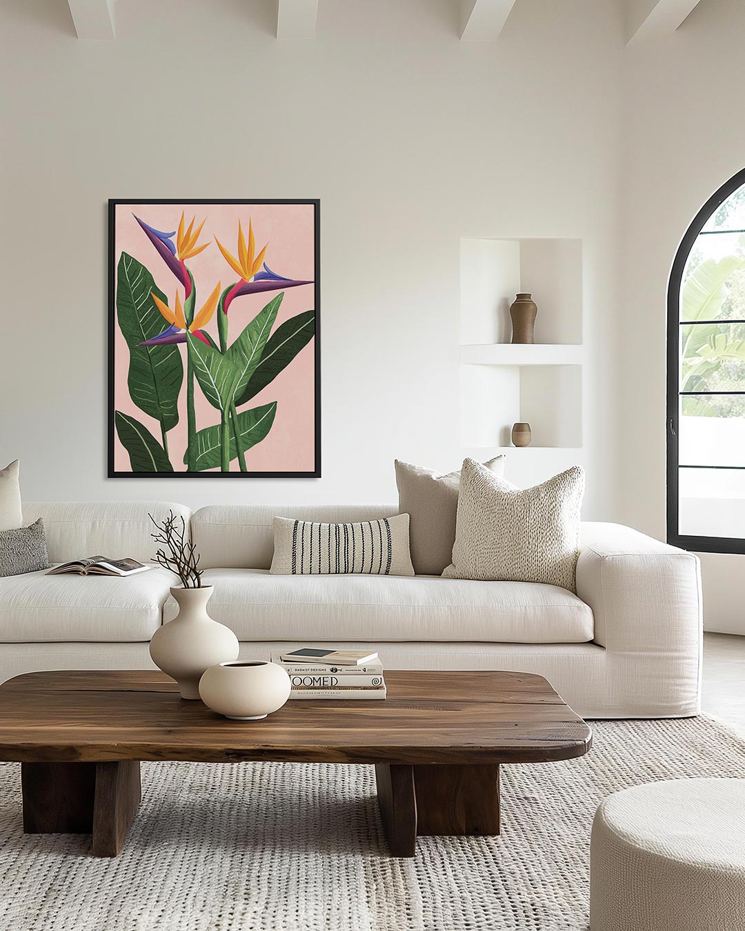 Vrolijke bloemen Kunstwerk