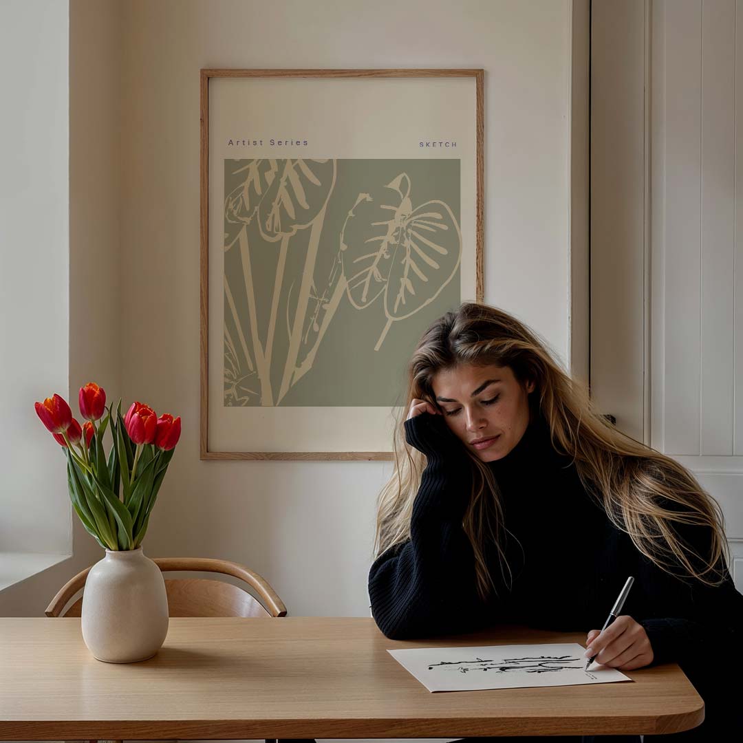 Botanische Kunstposter-WallArtistic