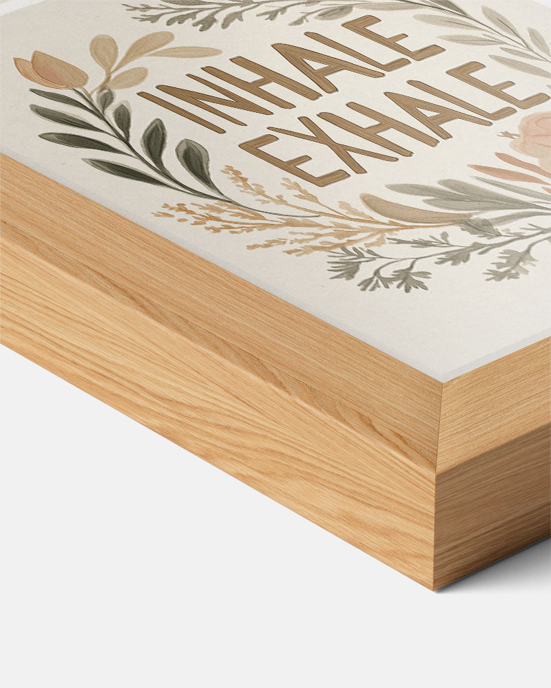 Ademhaling Inspiratie Poster