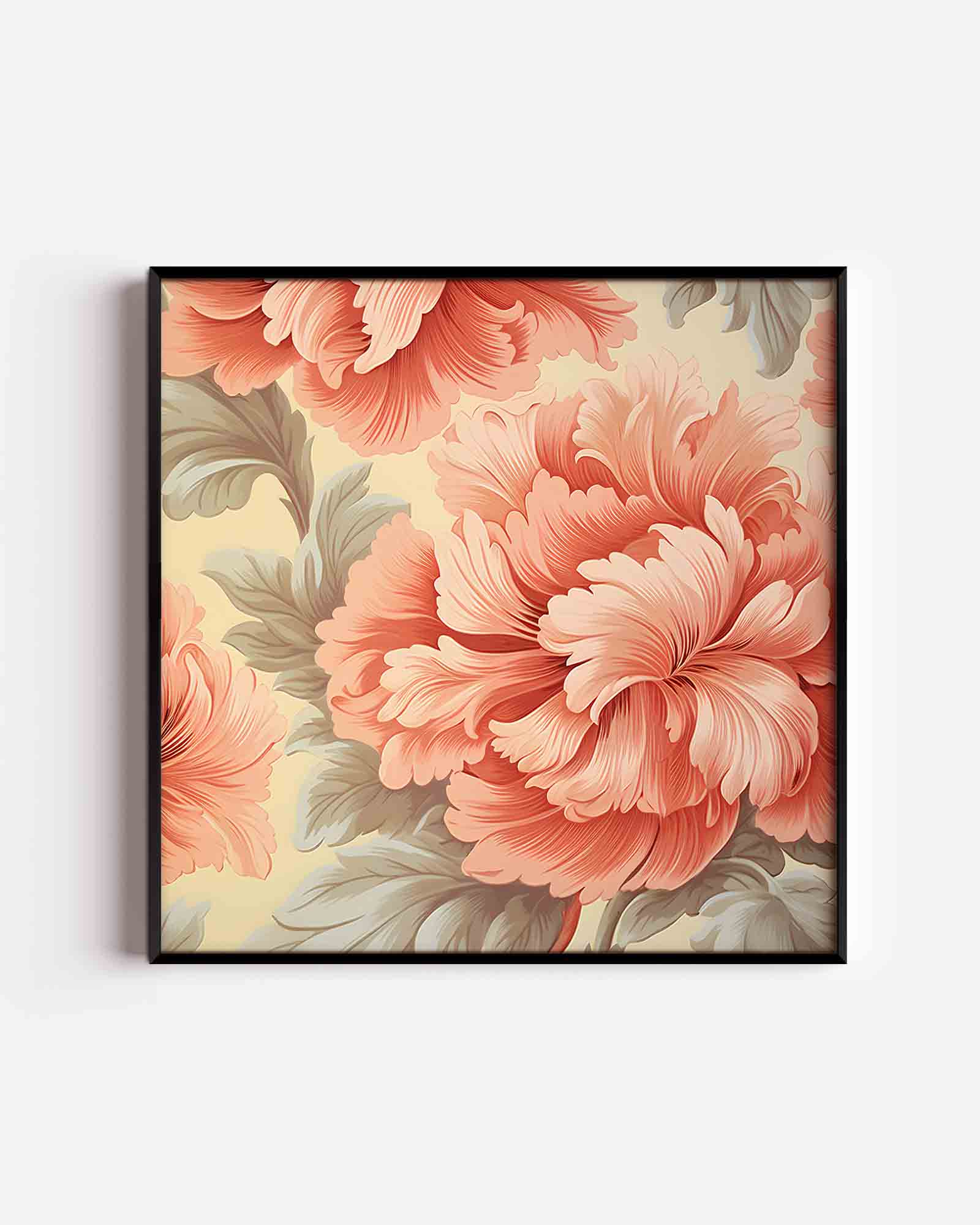 Bloemen en bladeren Poster