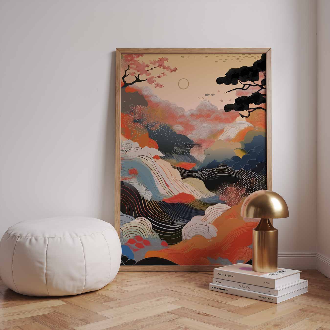 Dromerige Herfstlandschap Poster