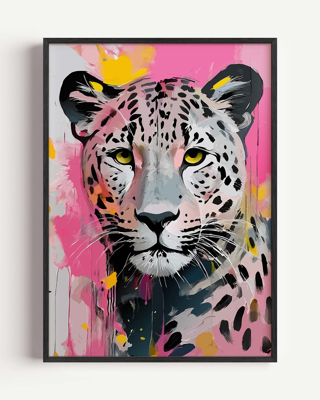 Dromerige Luipaard Kunstprint Poster-WallArtistic