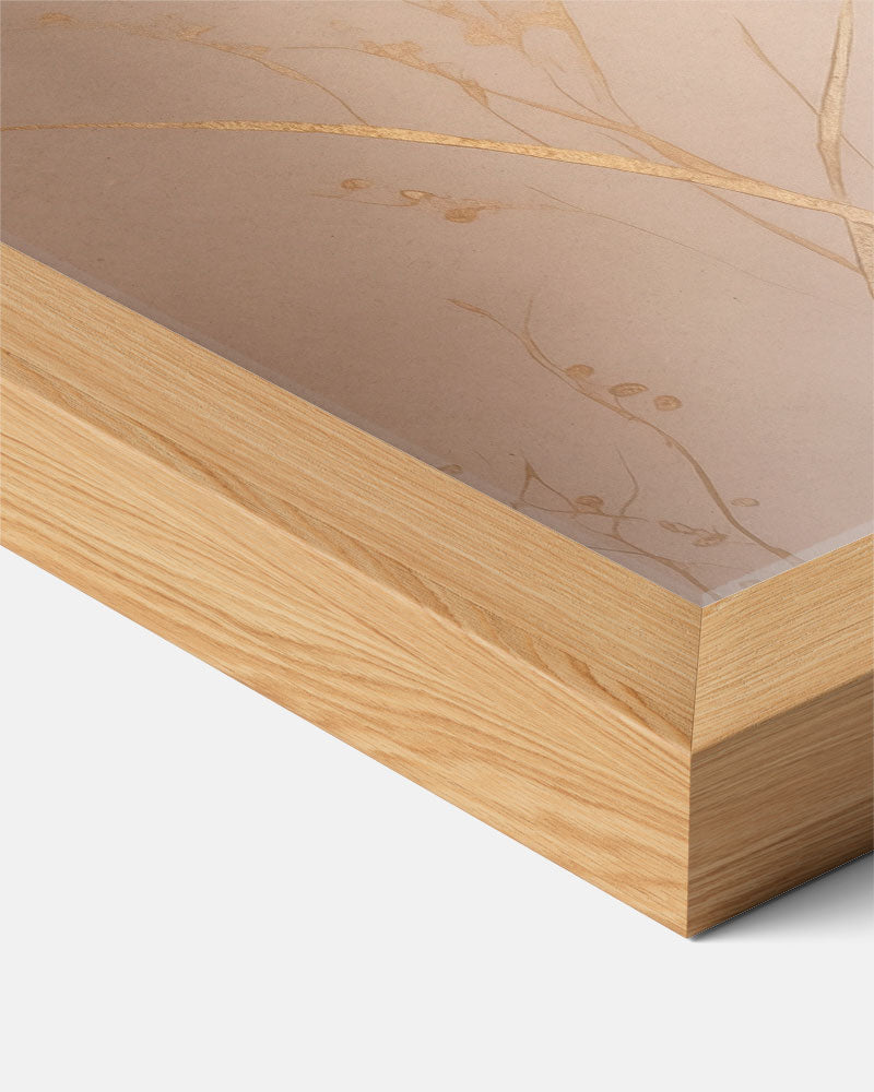 Subtiele Gouden Takken Poster-WallArtistic
