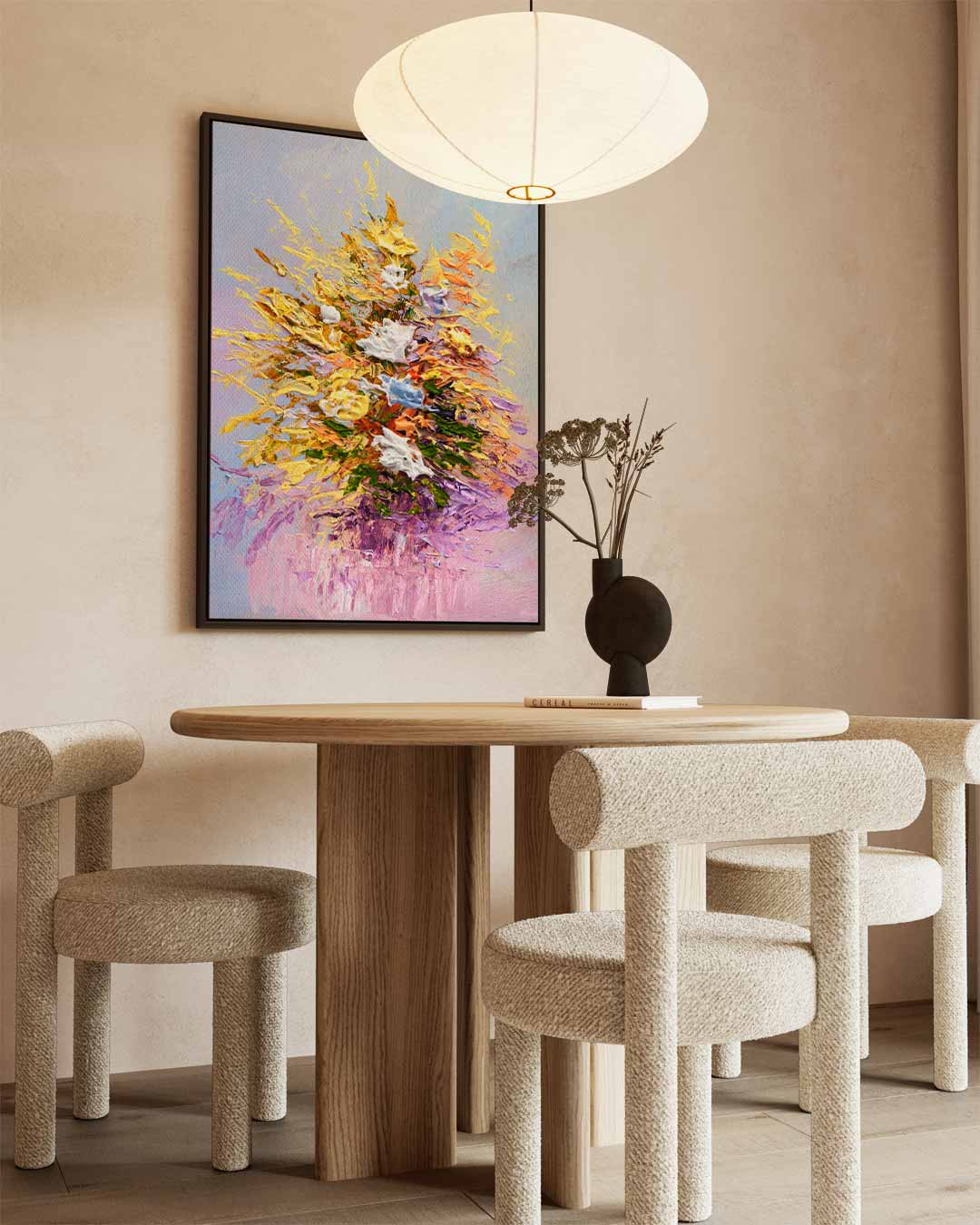 Kleurige Bloemenpracht Kunstwerk-canvas-dibond-plexiglas-wanddecoratie-WallArtistic
