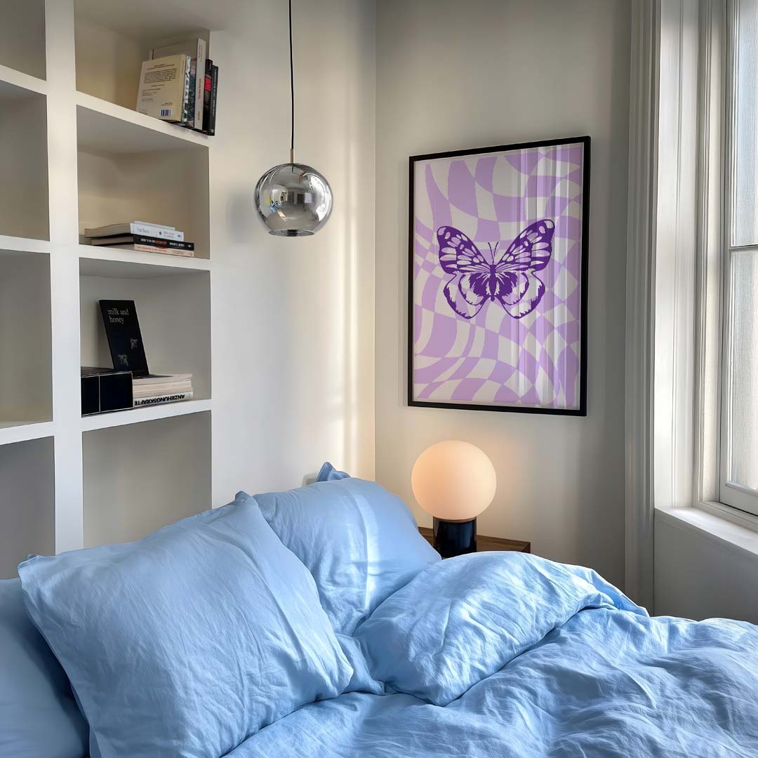Vlinder in Pastel Poster-WallArtistic