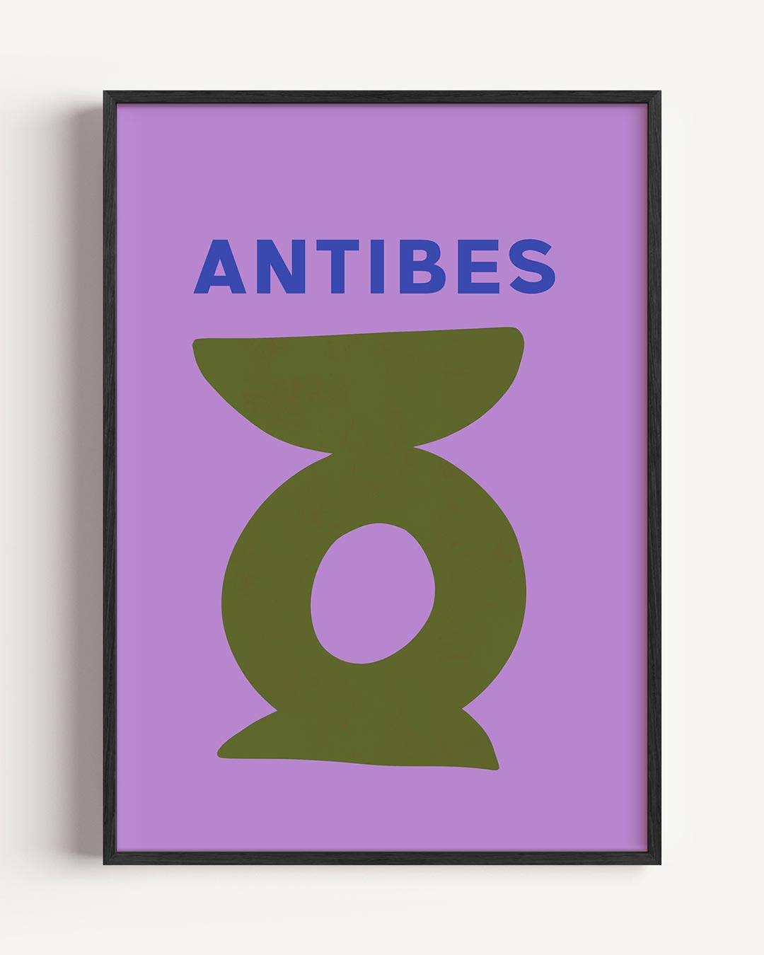 Antibes Abstracte Kunstposter-WallArtistic