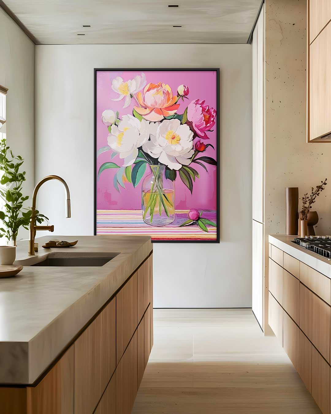 Betoverende Bloemenpracht Kunstwerk-canvas-dibond-plexiglas-wanddecoratie-WallArtistic