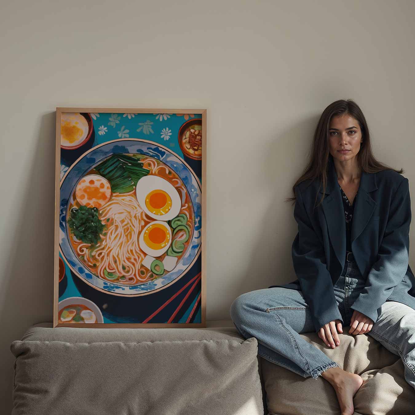 Kleurrijke Ramen Poster