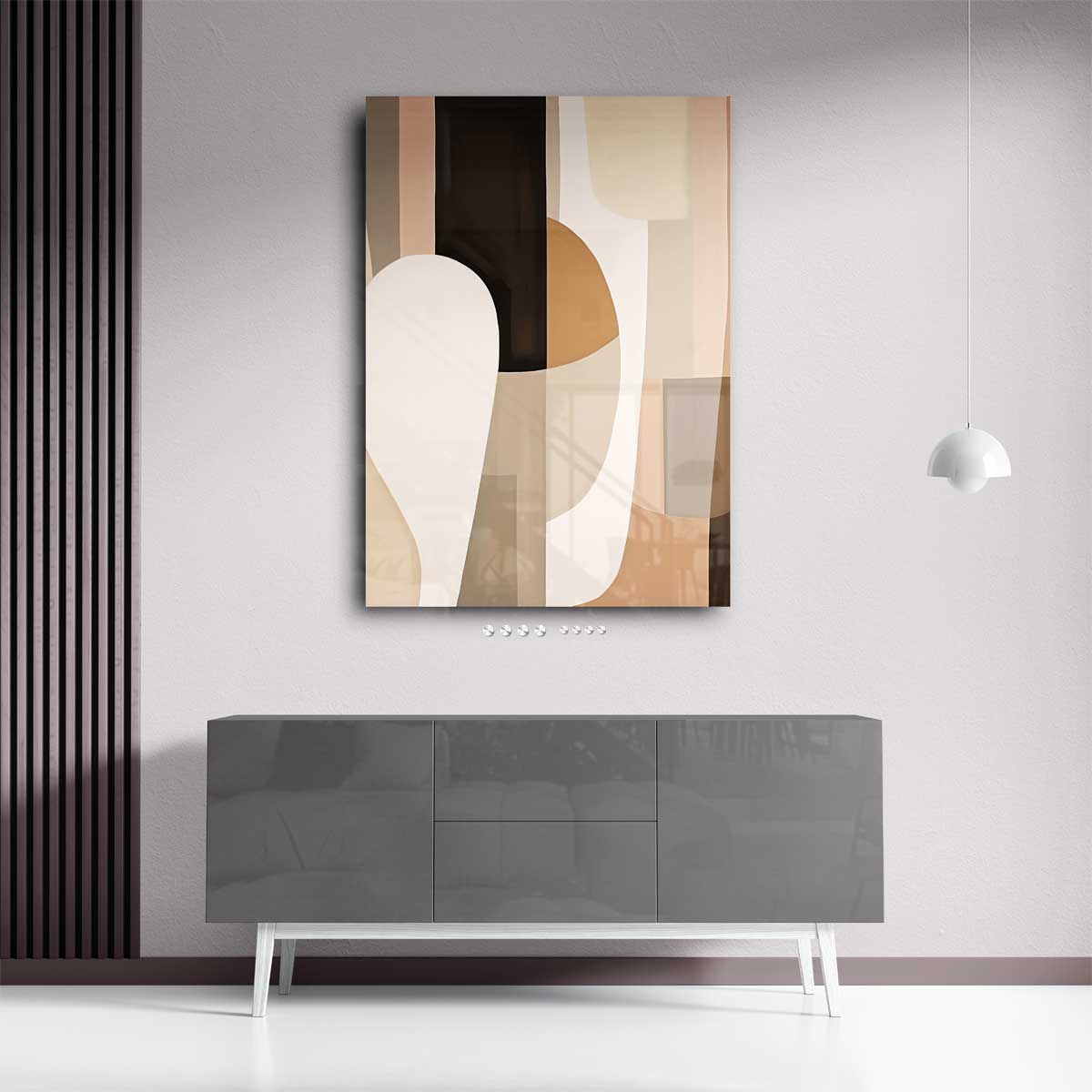 Aardse Harmonie Kunstwerk-canvas-dibond-plexiglas-wanddecoratie-WallArtistic