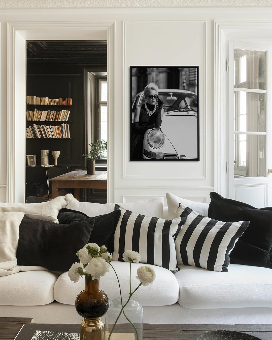Elegante vrouw Kunstwerk