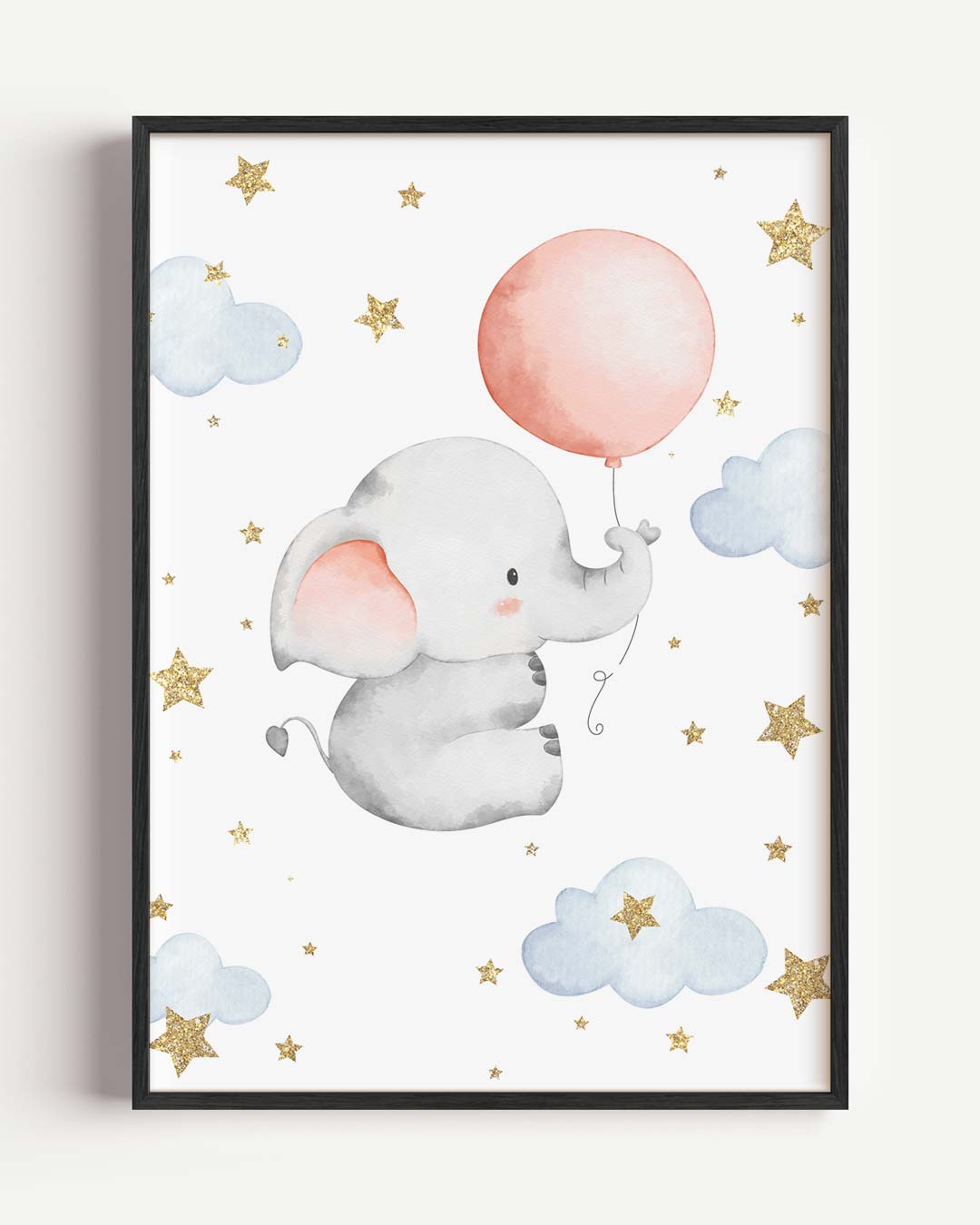 Dromerige Olifanten Poster-WallArtistic