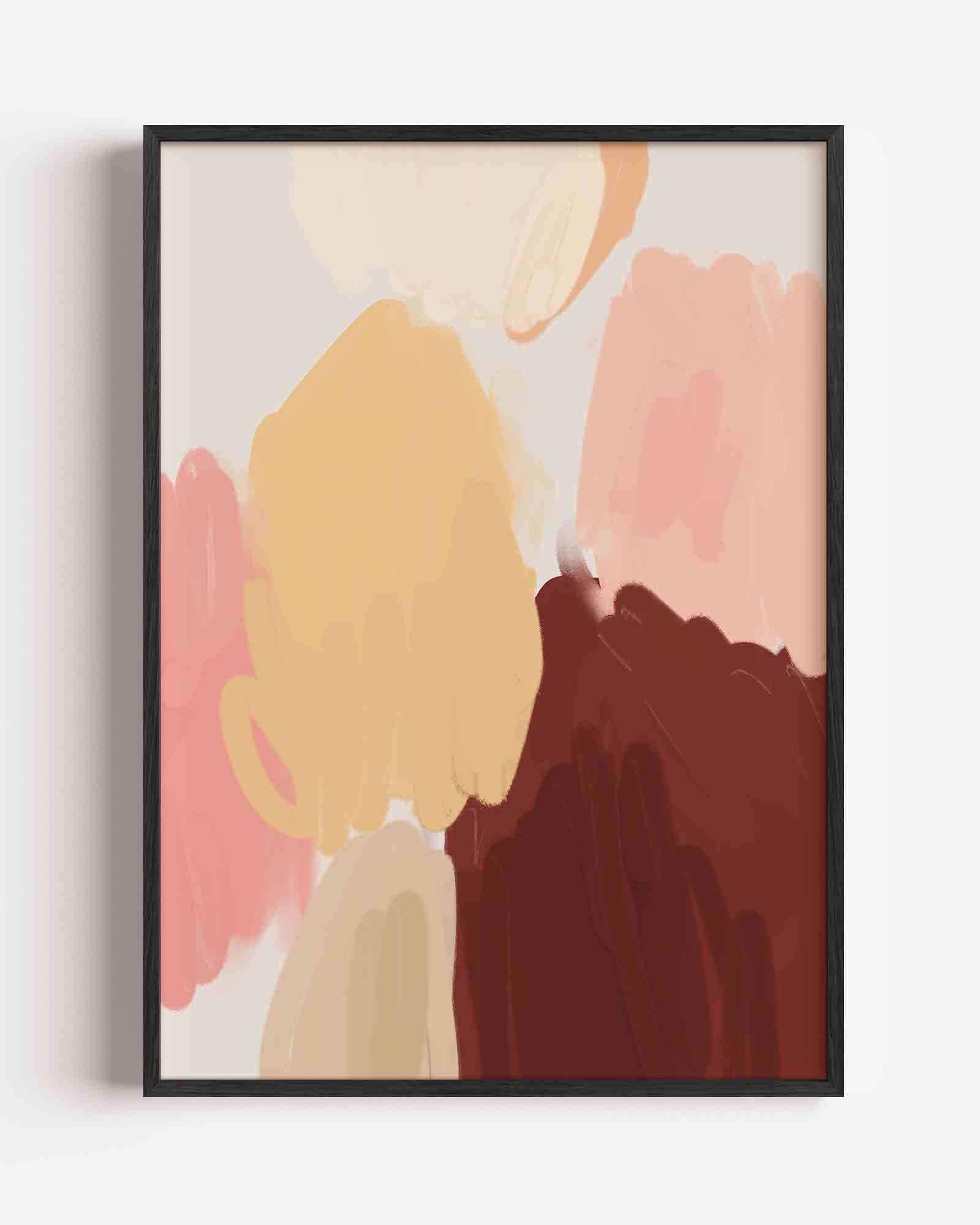 Abstracte vormen Poster