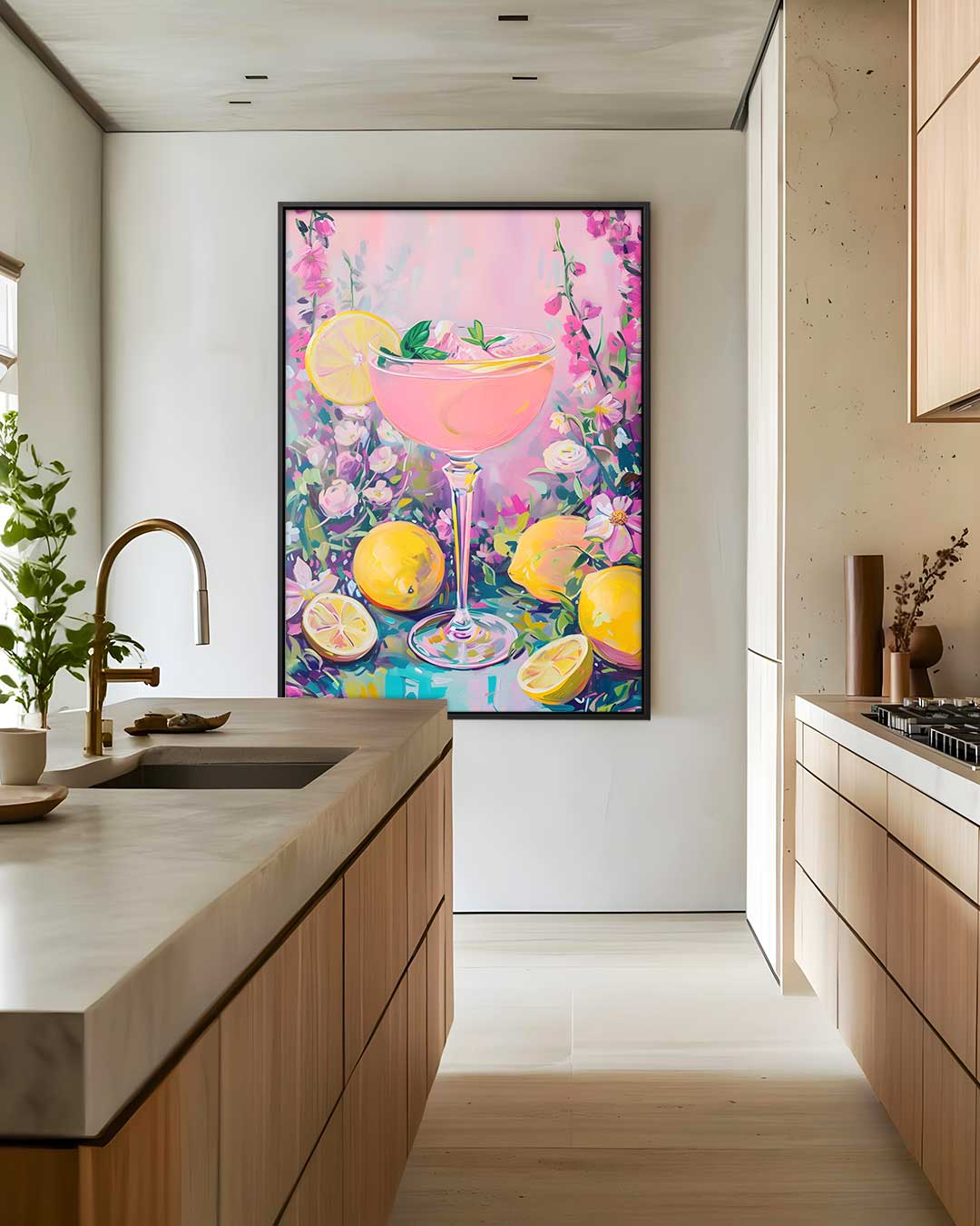 Citrus Bloemenpracht Kunstwerk-canvas-dibond-plexiglas-wanddecoratie-WallArtistic