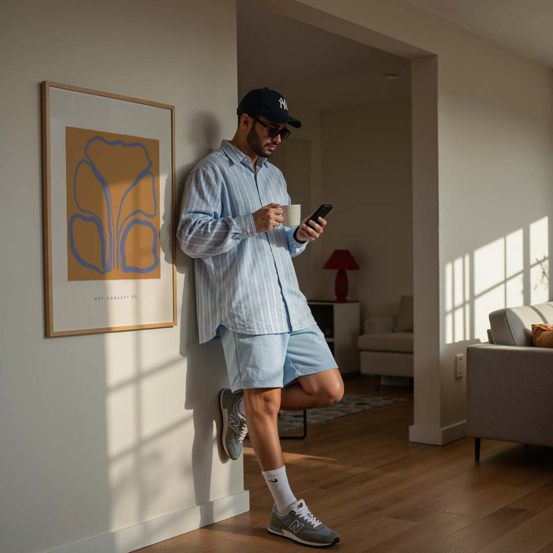 Abstracte Bloem Symfonie Poster-WallArtistic