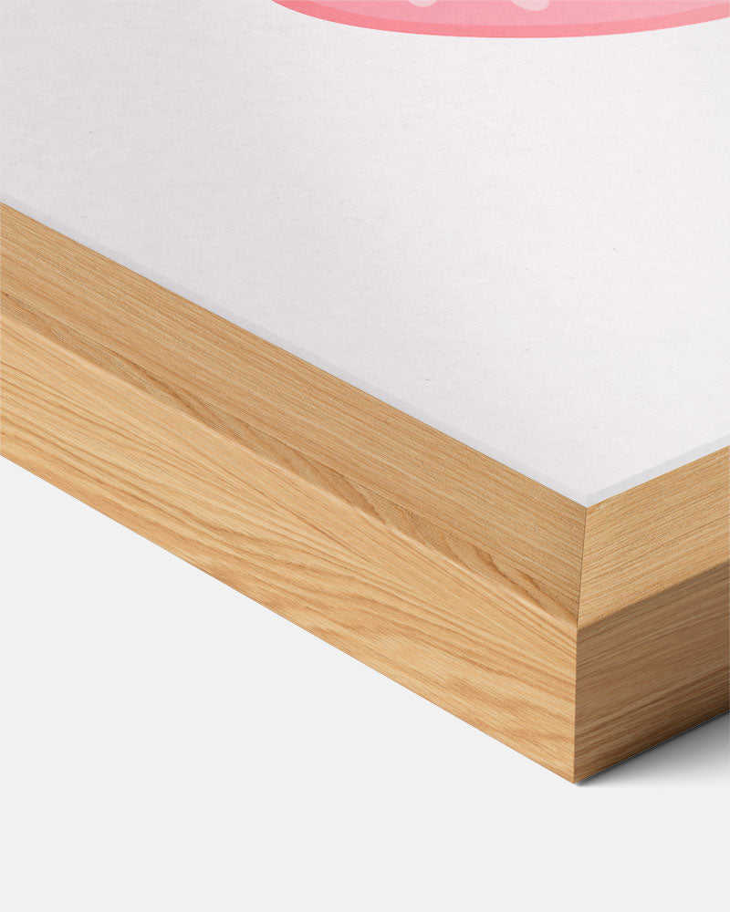 Vrolijke Aardbeien Print Poster-WallArtistic