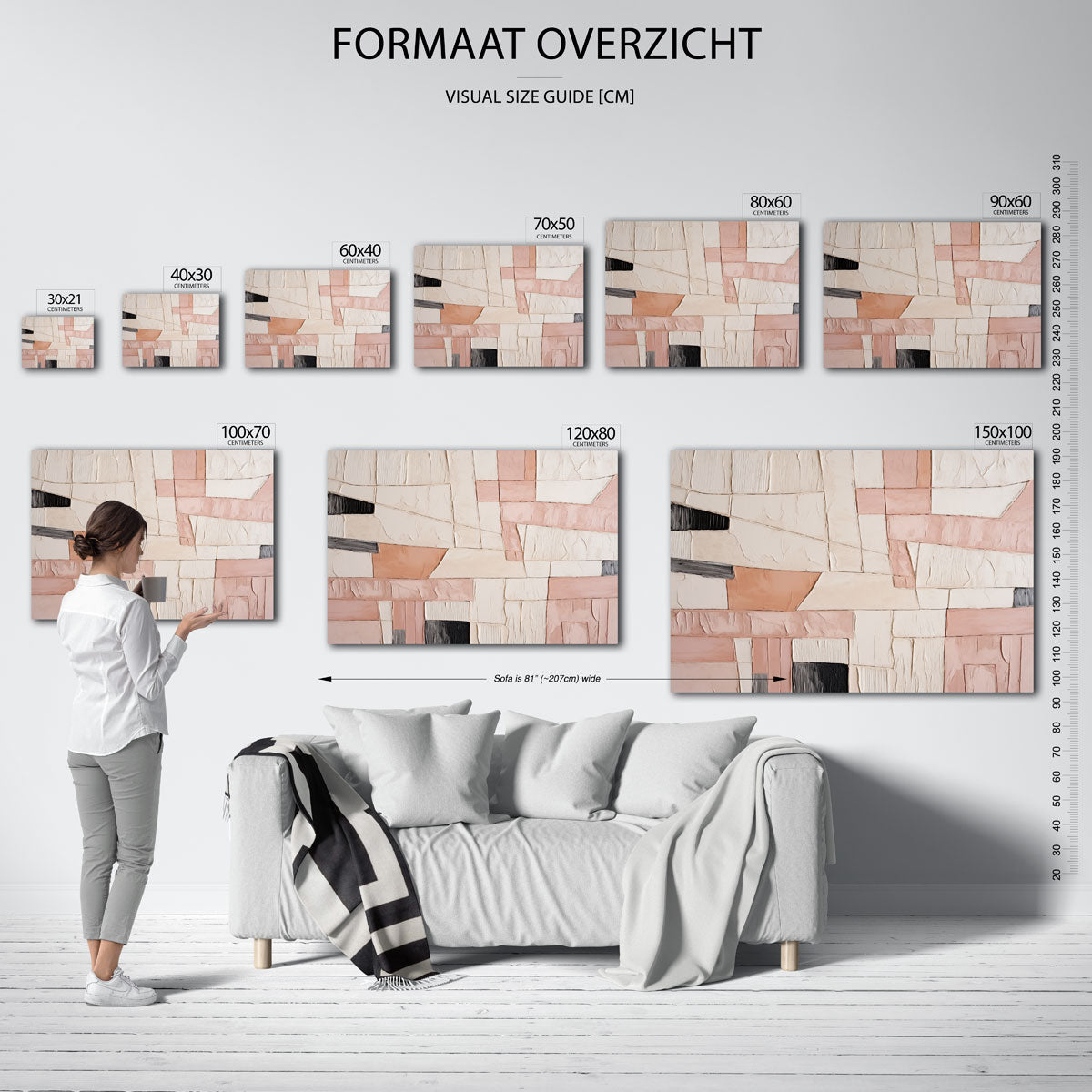 Abstracte vormen Poster