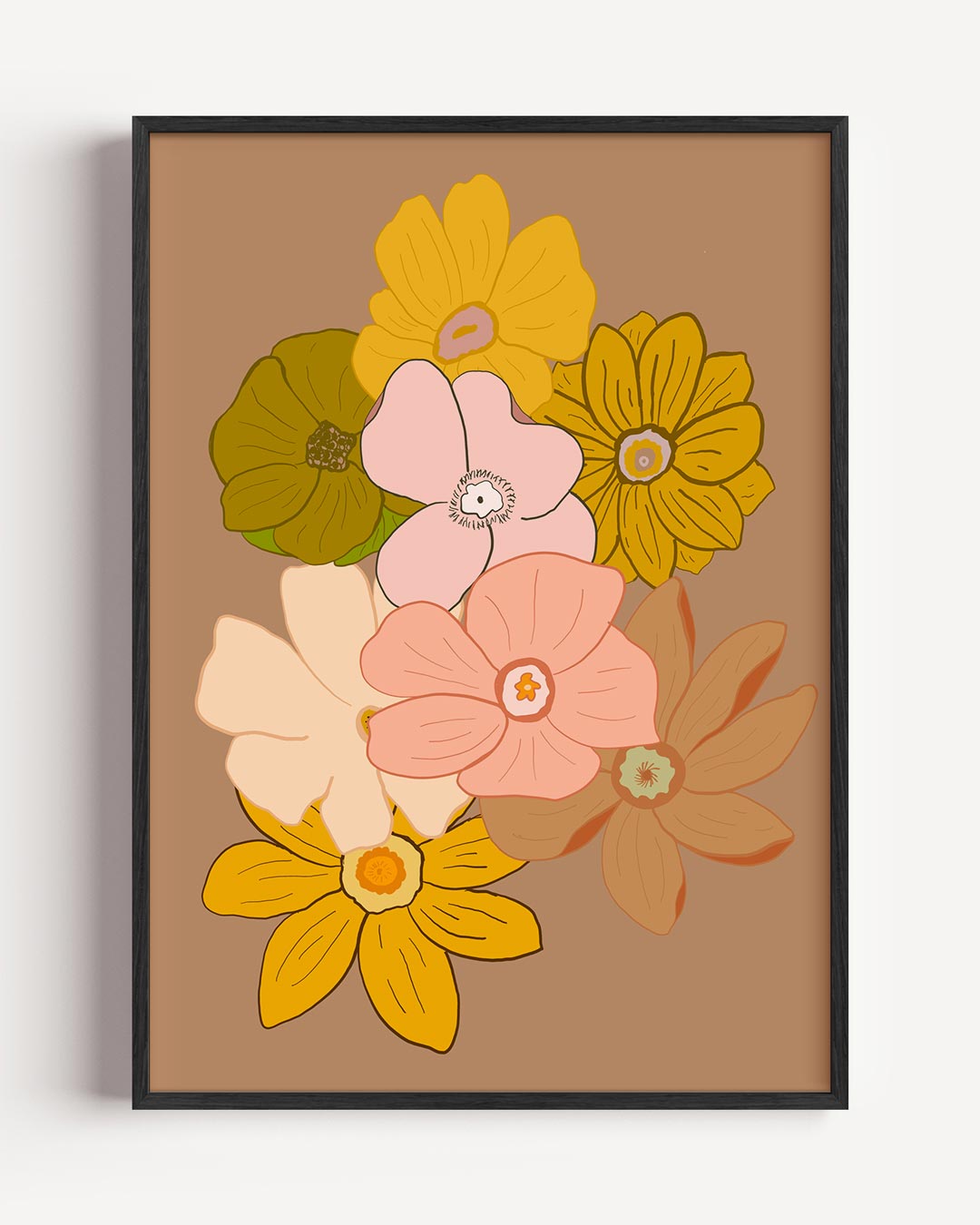 Vintage Bloemenpracht Poster-WallArtistic