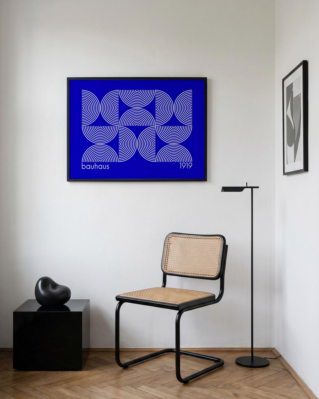 Cirkelritme en lijnen Poster