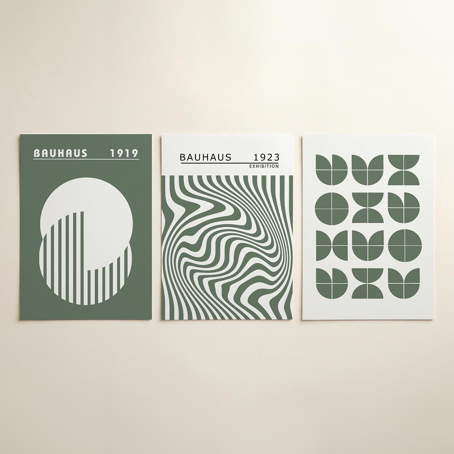 Cirkel en strepen Posterset