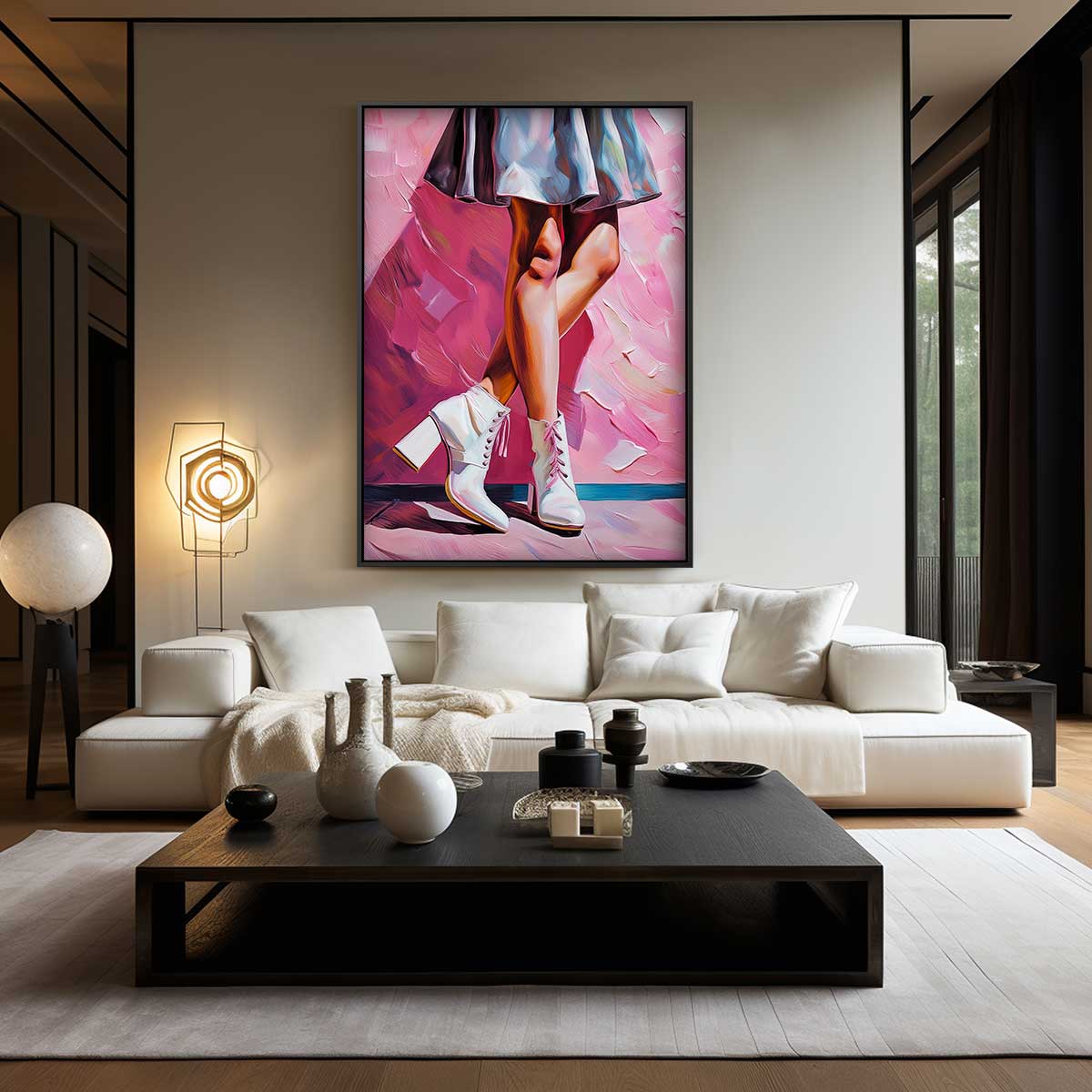 Stijlvolle Stedenwandeling Kunstwerk-canvas-dibond-plexiglas-wanddecoratie-WallArtistic