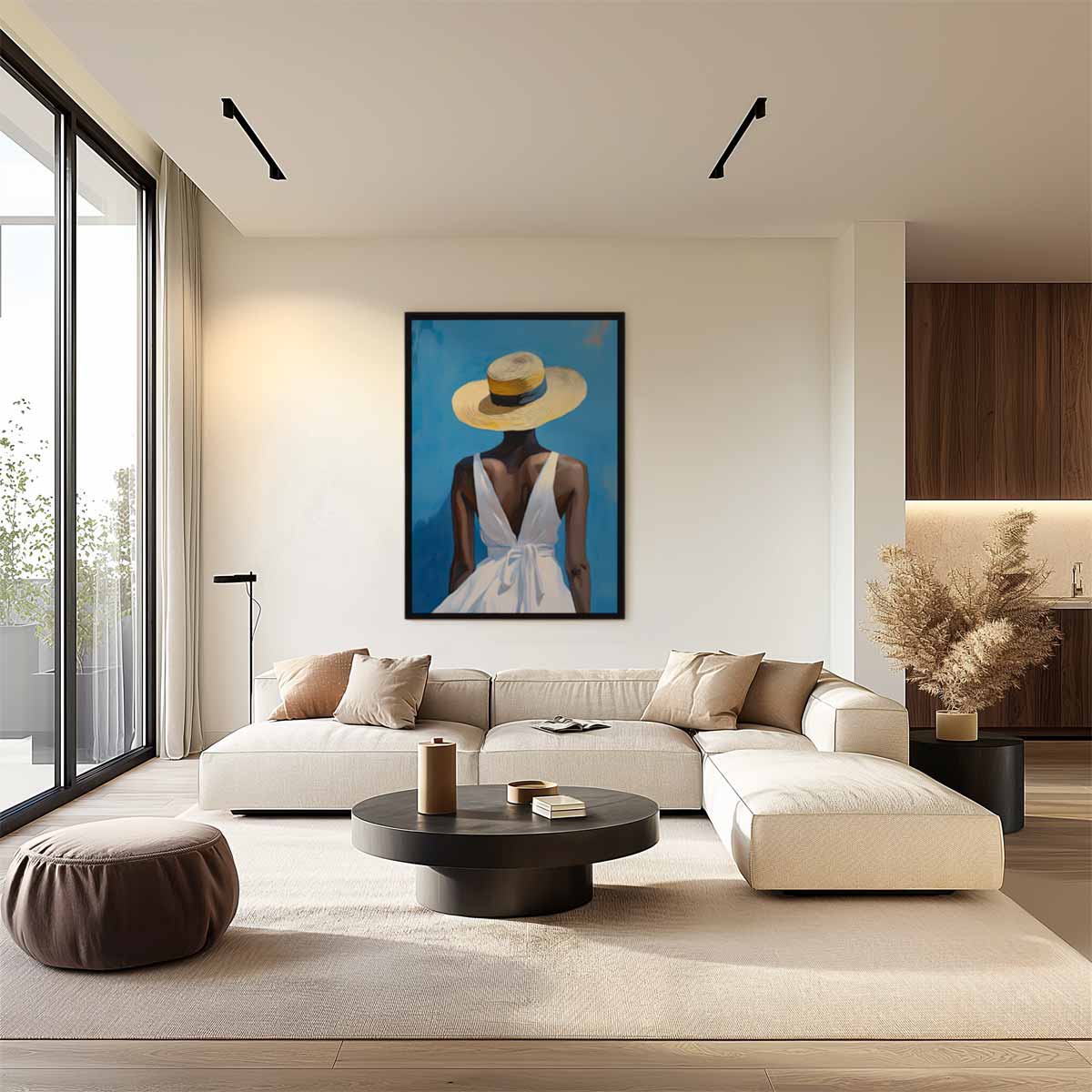Zonsondergang Zomer Vibes Kunstwerk-canvas-dibond-plexiglas-wanddecoratie-WallArtistic