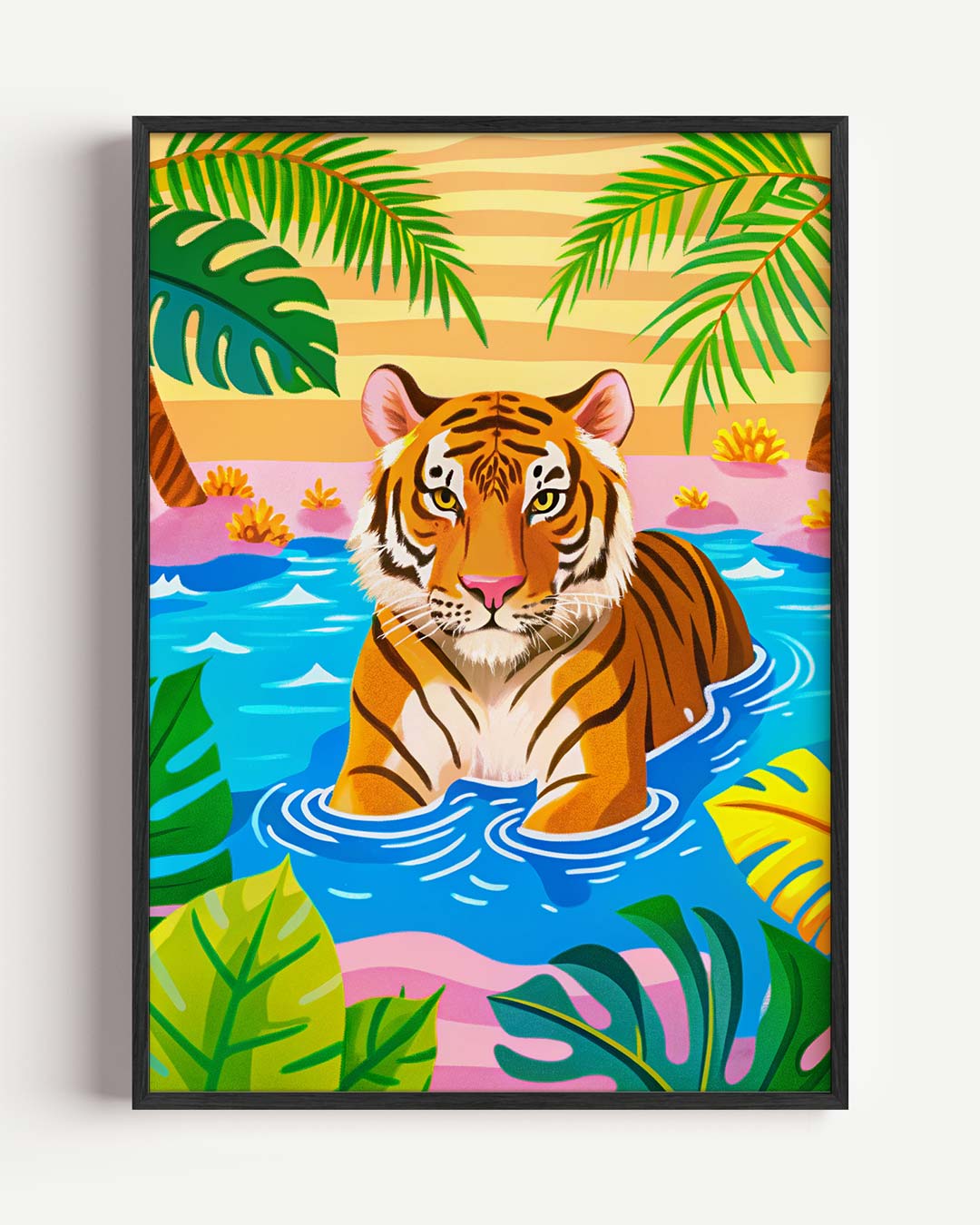 Tropische Tijger Droomposter-WallArtistic