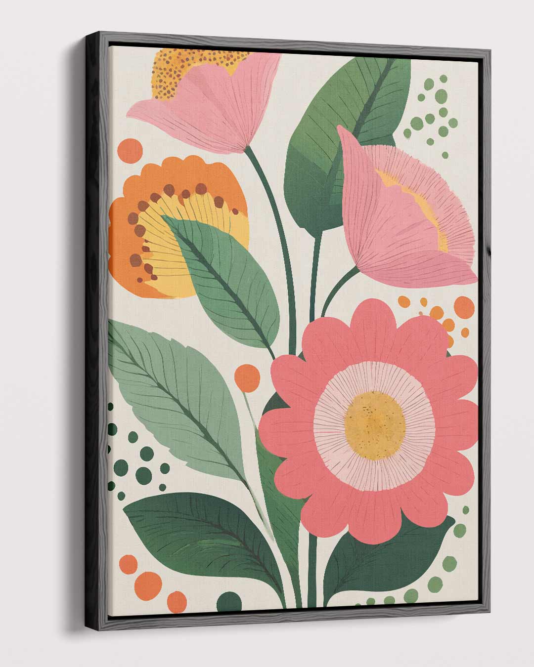 Bloemrijke Droom Kunstwerk-canvas-dibond-plexiglas-wanddecoratie-WallArtistic
