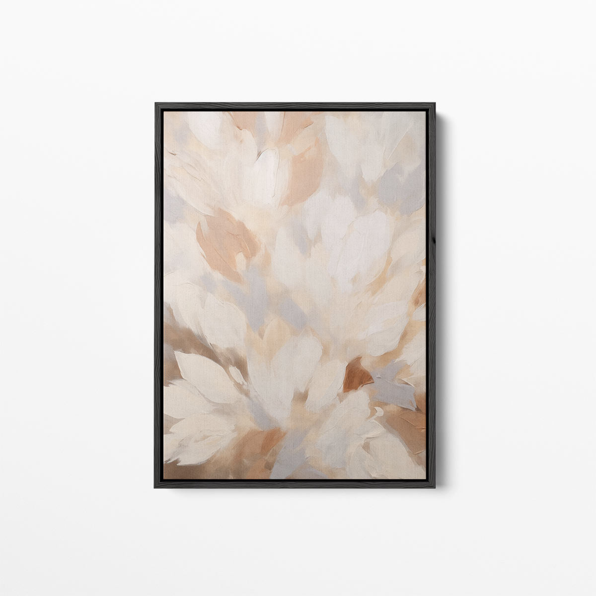 Bloemen in Neutrale Tinten Kunstwerk-canvas-dibond-plexiglas-wanddecoratie-WallArtistic