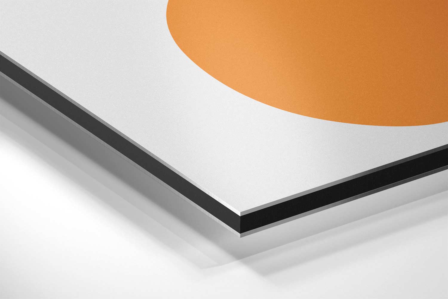 Vloeiende Vormen in Kleur Kunstwerk-canvas-dibond-plexiglas-wanddecoratie-WallArtistic