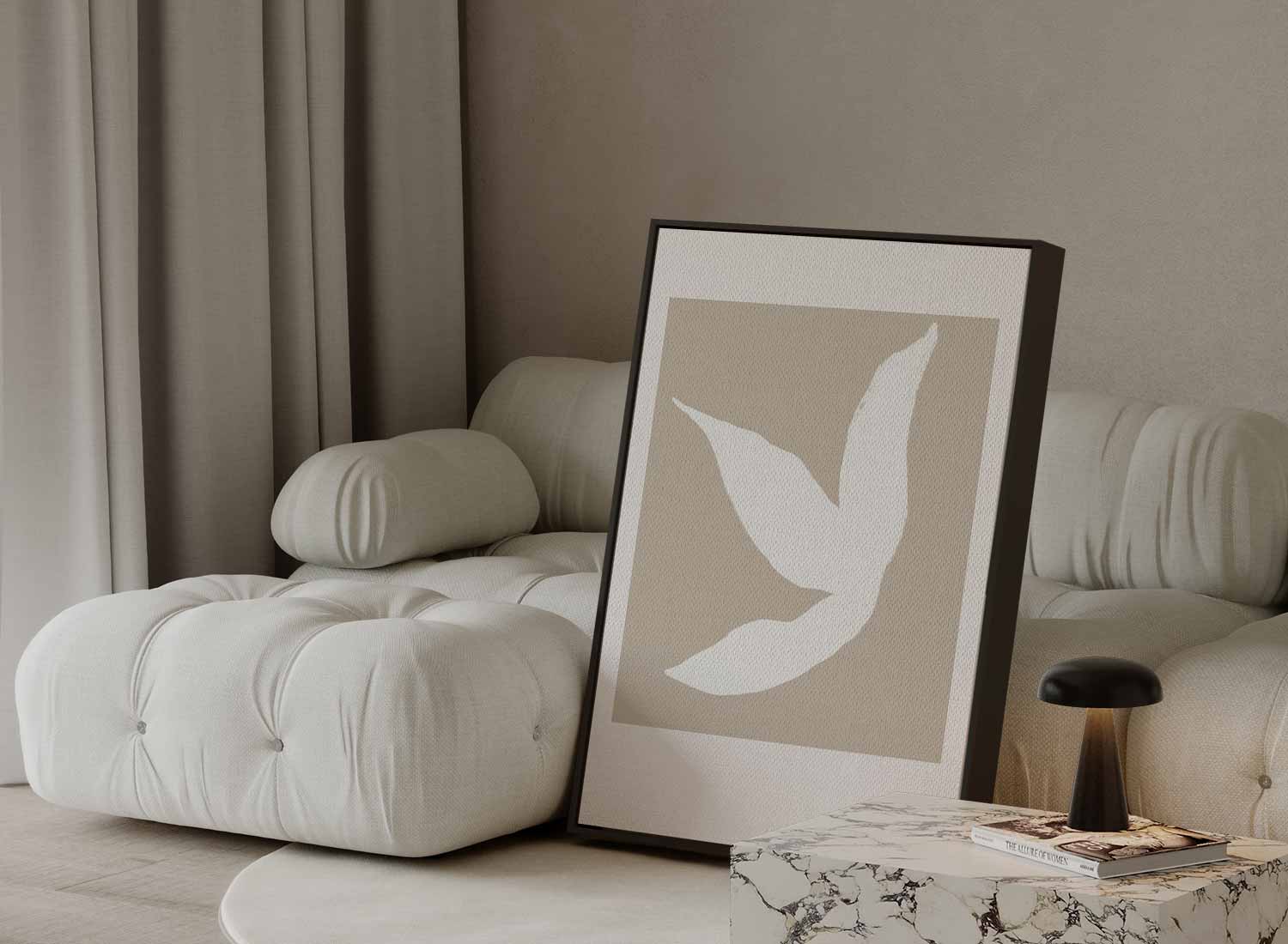 Vleugels van Eenvoud Kunstwerk-canvas-dibond-plexiglas-wanddecoratie-WallArtistic