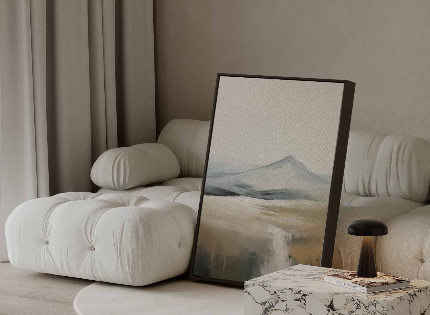 Hemelse Bergtaferelen Kunstwerk-canvas-dibond-plexiglas-wanddecoratie-WallArtistic