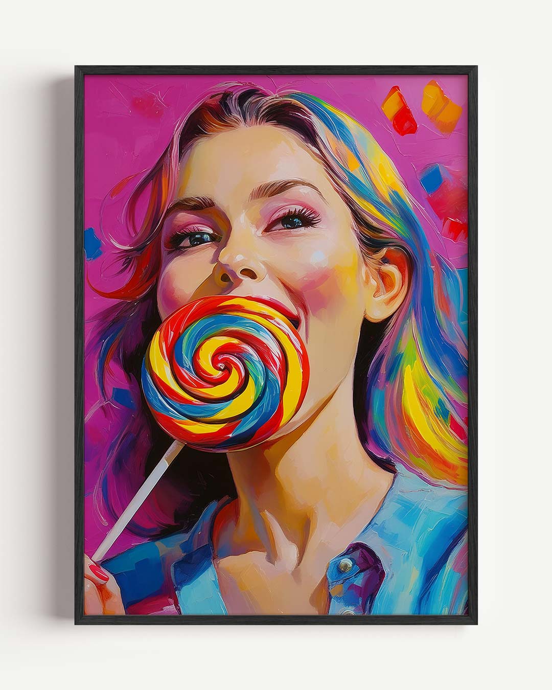 Kleurrijke Lolly Droom Poster