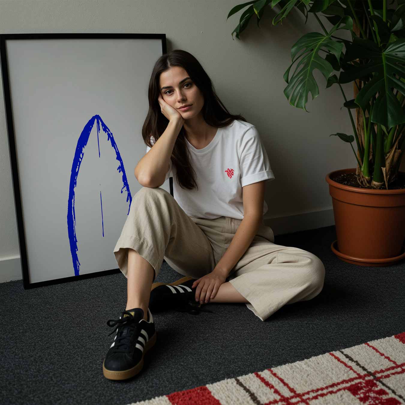 Moderne Bladkunst Poster-WallArtistic