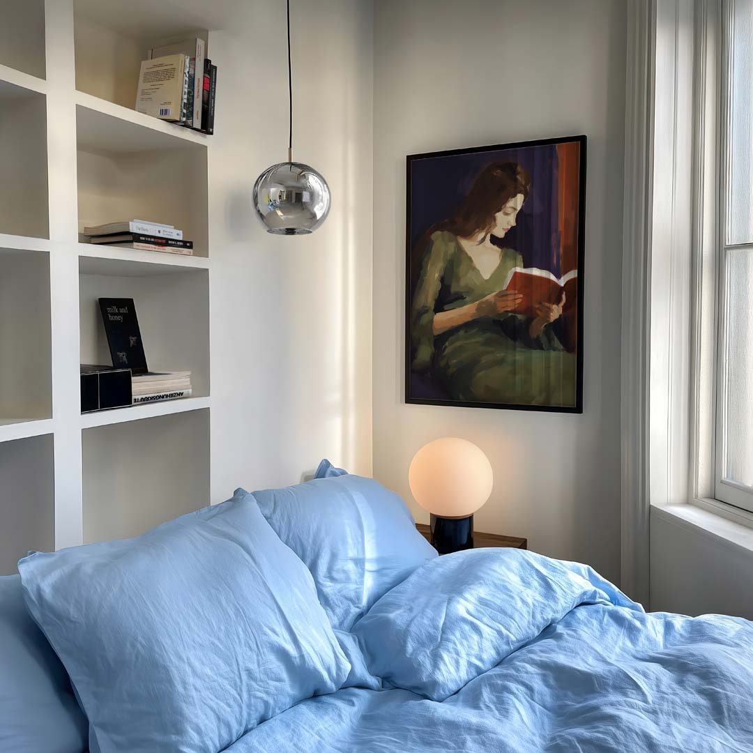 Ontspannende Lezersdroom Poster-WallArtistic