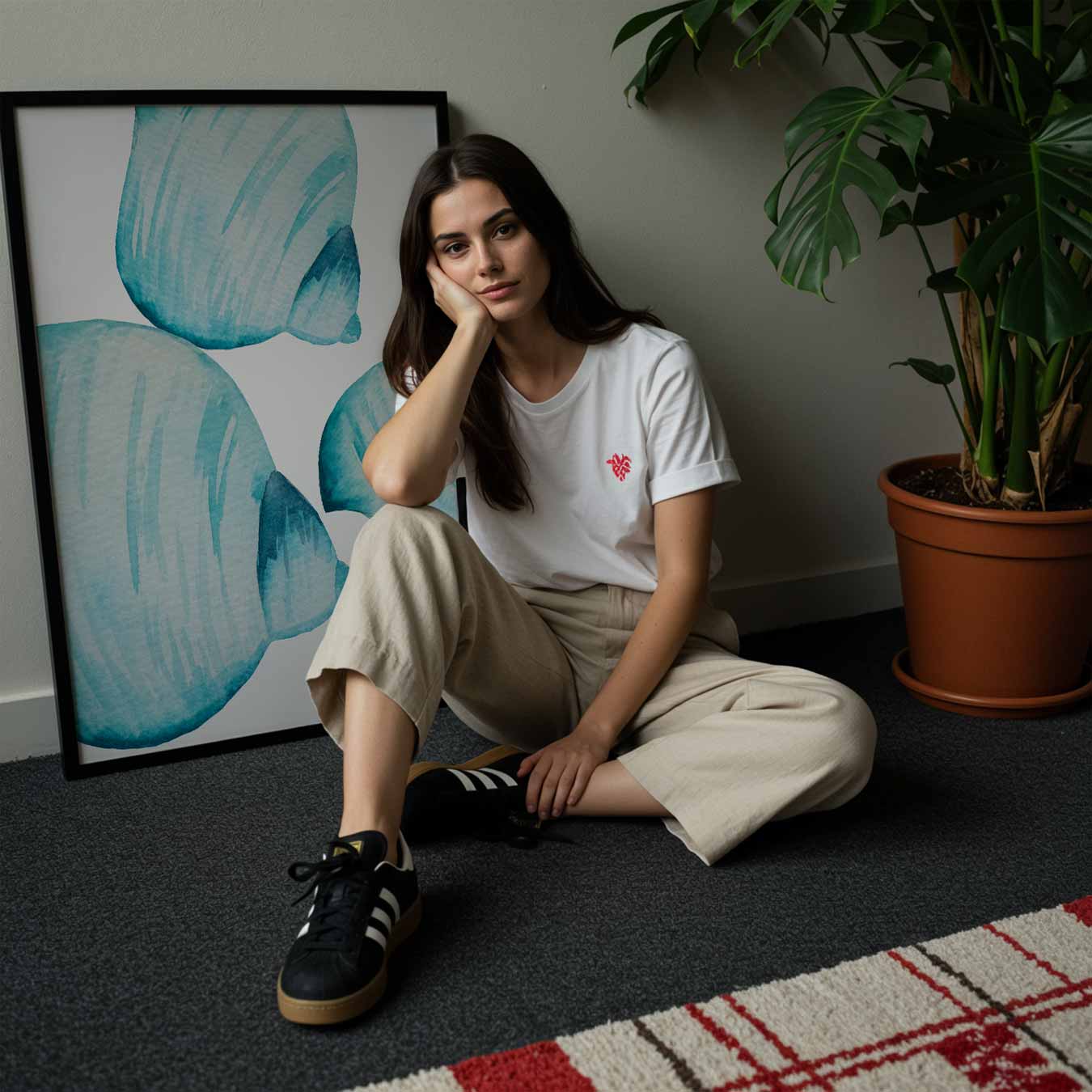 Abstracte Schelpen Poster-WallArtistic