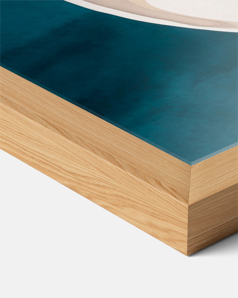 Vrouwelijke Vrijheid in Koffielandschap Poster-WallArtistic