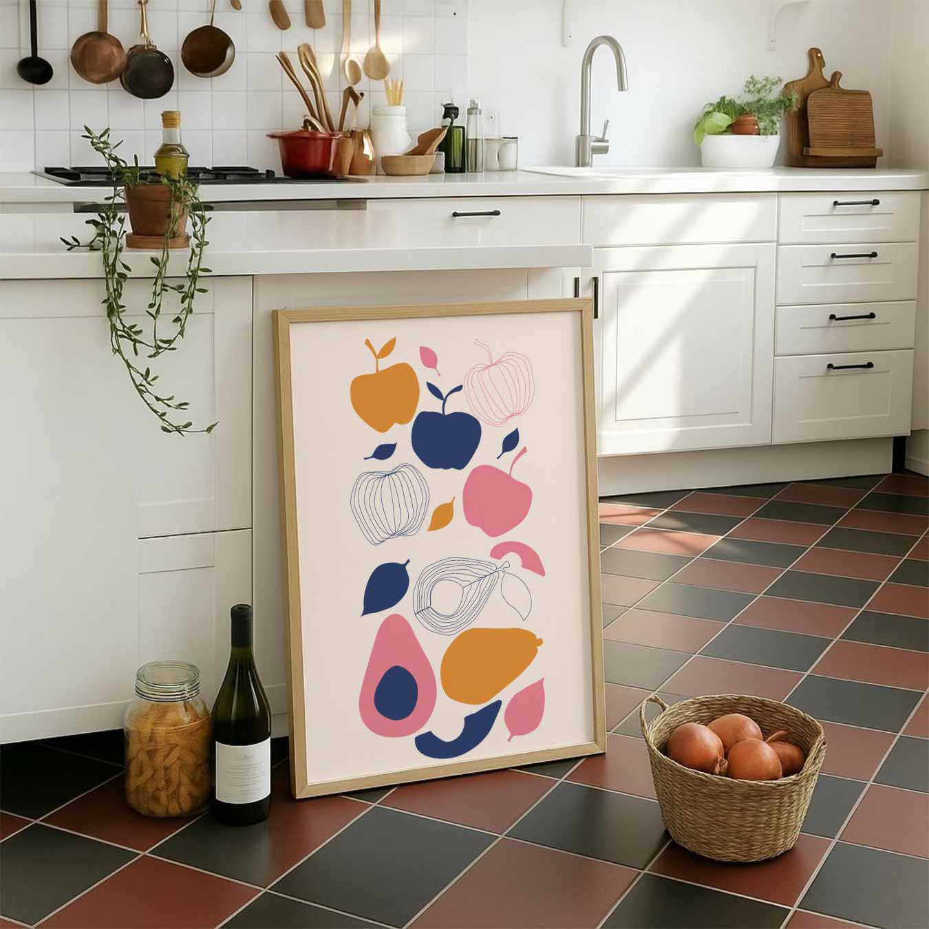 Fruitige Kunstzinnige Poster-WallArtistic