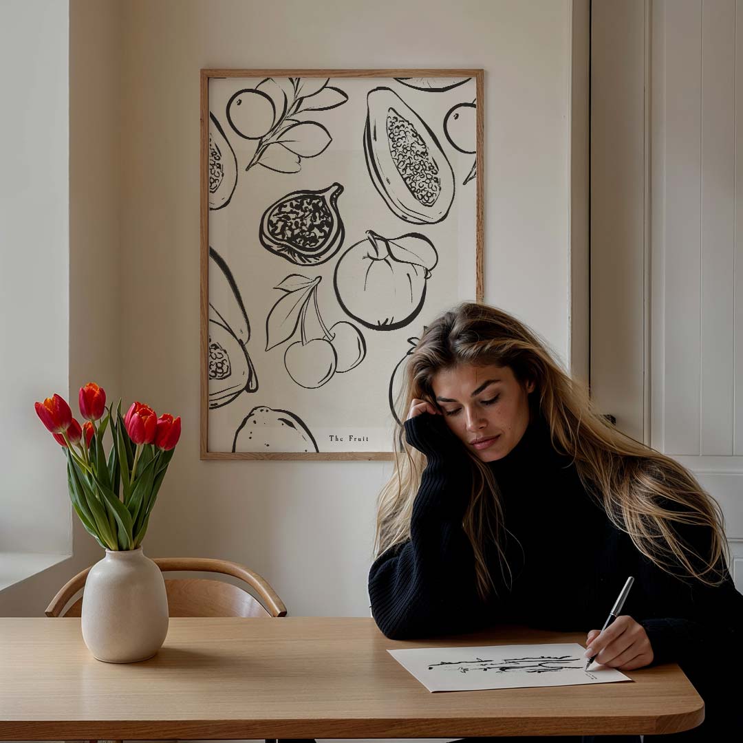 Fruitige Streken Art Poster-WallArtistic