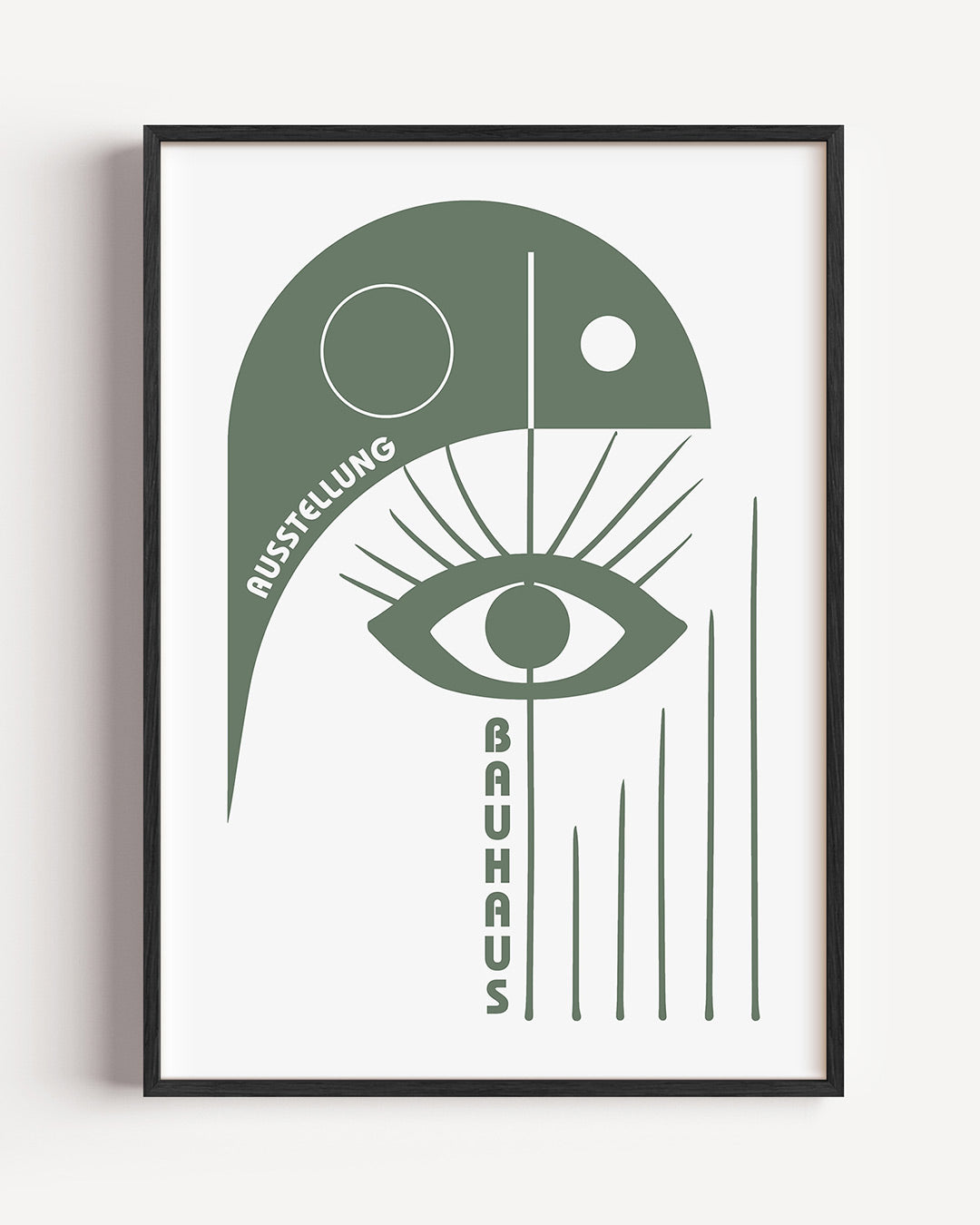 Oog en lijnen Poster