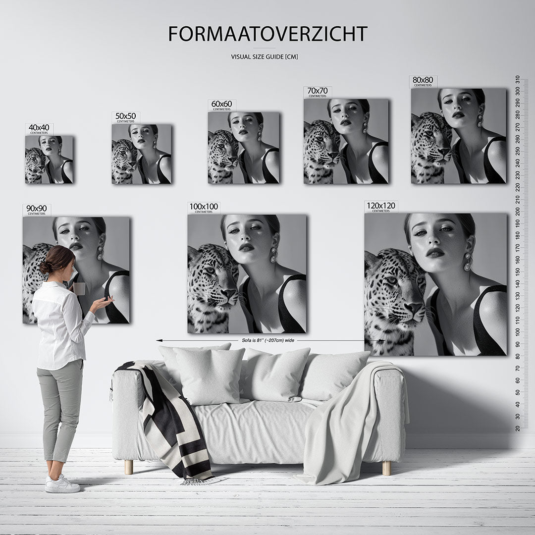 Dierlijke harmonie Kunstwerk