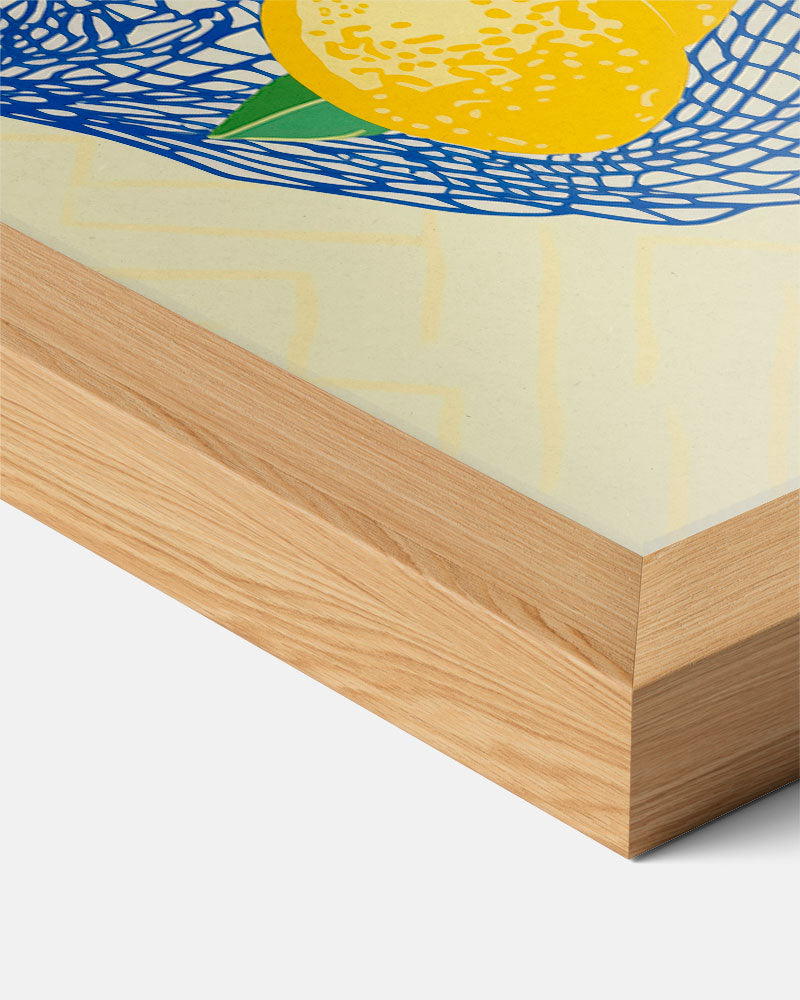 Frisse Citroenen in Net Poster-WallArtistic